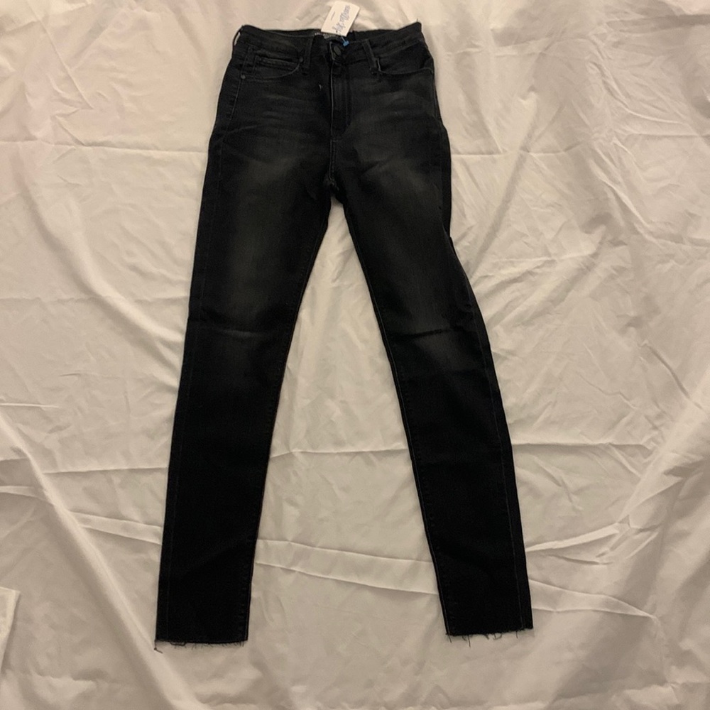 High Waisted Black Skinny Jeans